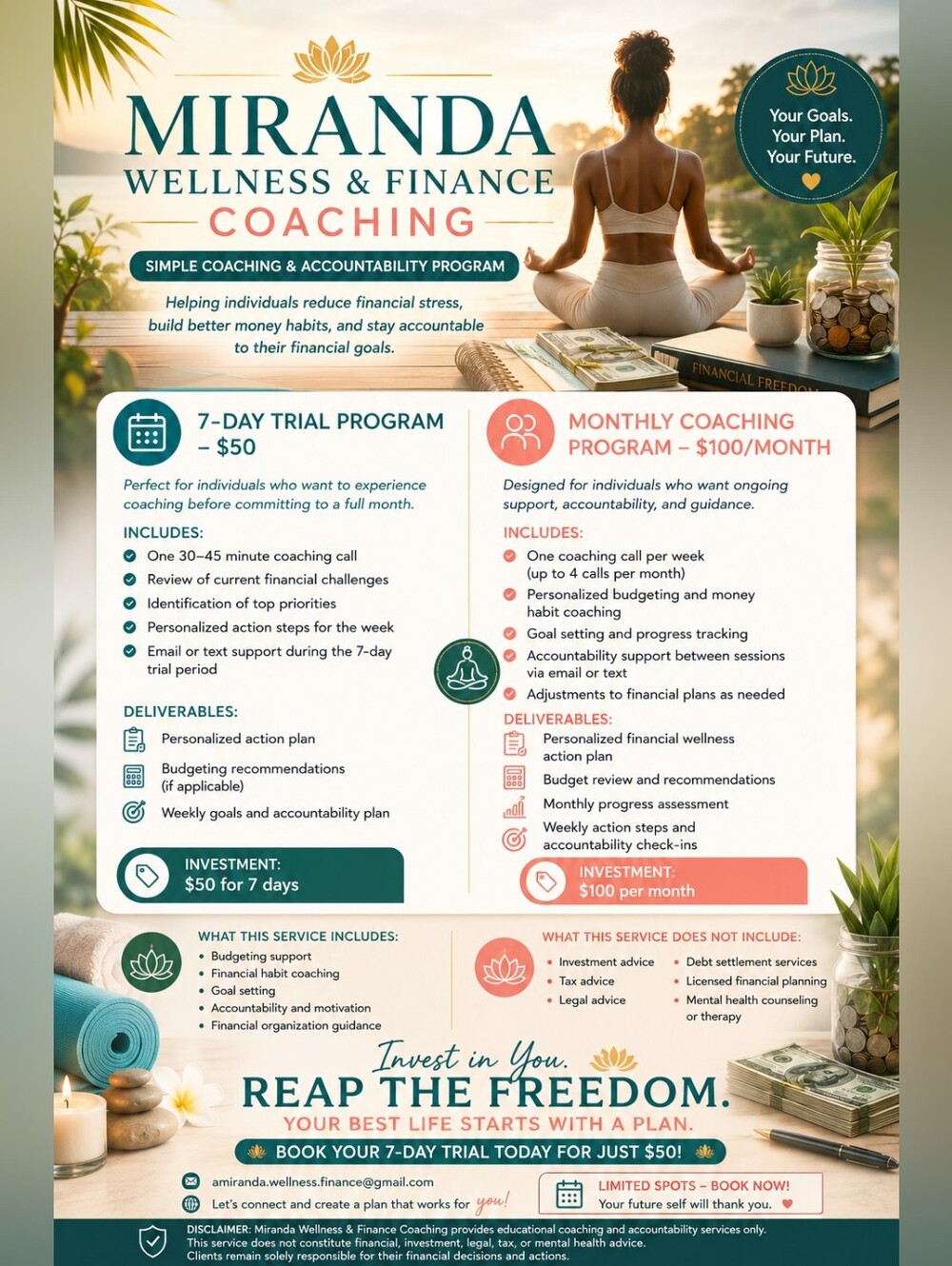 Wellness & Financing 😌🙏🏾🤴🏿